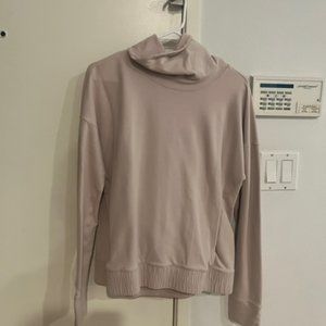 Lululemon Mock Sweatshirt Top - Pale Pink / Dusty Rose Color - Size 8